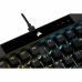 Bluetooth Klaviatuur, millel on Tahvelarvuti Tugi Corsair K70 RGB PRO Must Prantsuse AZERTY