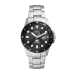 Horloge Heren Fossil FS6032 Zwart Zilverkleurig
