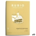 Cahier de maths Rubio Nº1 A5 Espagnol 20 Volets (10 Unités)