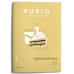 Cahier de maths Rubio Nº1 A5 Espagnol 20 Volets (10 Unités)