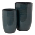 Vase 52 x 52 x 80 cm Keramikk Blå (2 enheter)