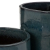 Vaso 52 x 52 x 80 cm Ceramica Azzurro (2 Unità)