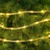 Faixa de luzes Luz quente LED Natal 1,5 m