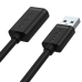 Kabel USB Unitek Y-C417GBK Moški Vtič/Vtičnica Črna 3 m