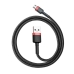 USB-Kabel auf micro-USB Baseus Cafule Schwarz Rot 2 m