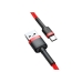 Cablu USB A la USB C Baseus CATKLF-A09 Roșu 50 cm 0,5 m
