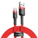 USB A - USB C kabelis Baseus Cafule Raudona 24 2 m