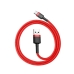 USB A til USB C Kabel Baseus Cafule Rød 24 2 m