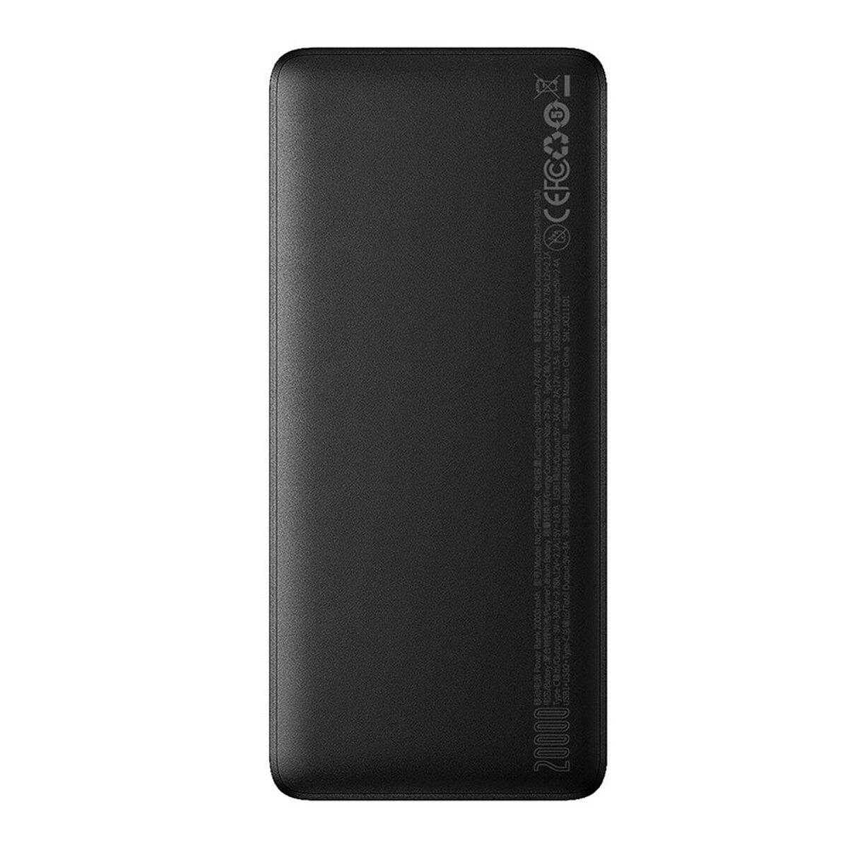 Power Bank Baseus Bipow Zwart 20000 mAh