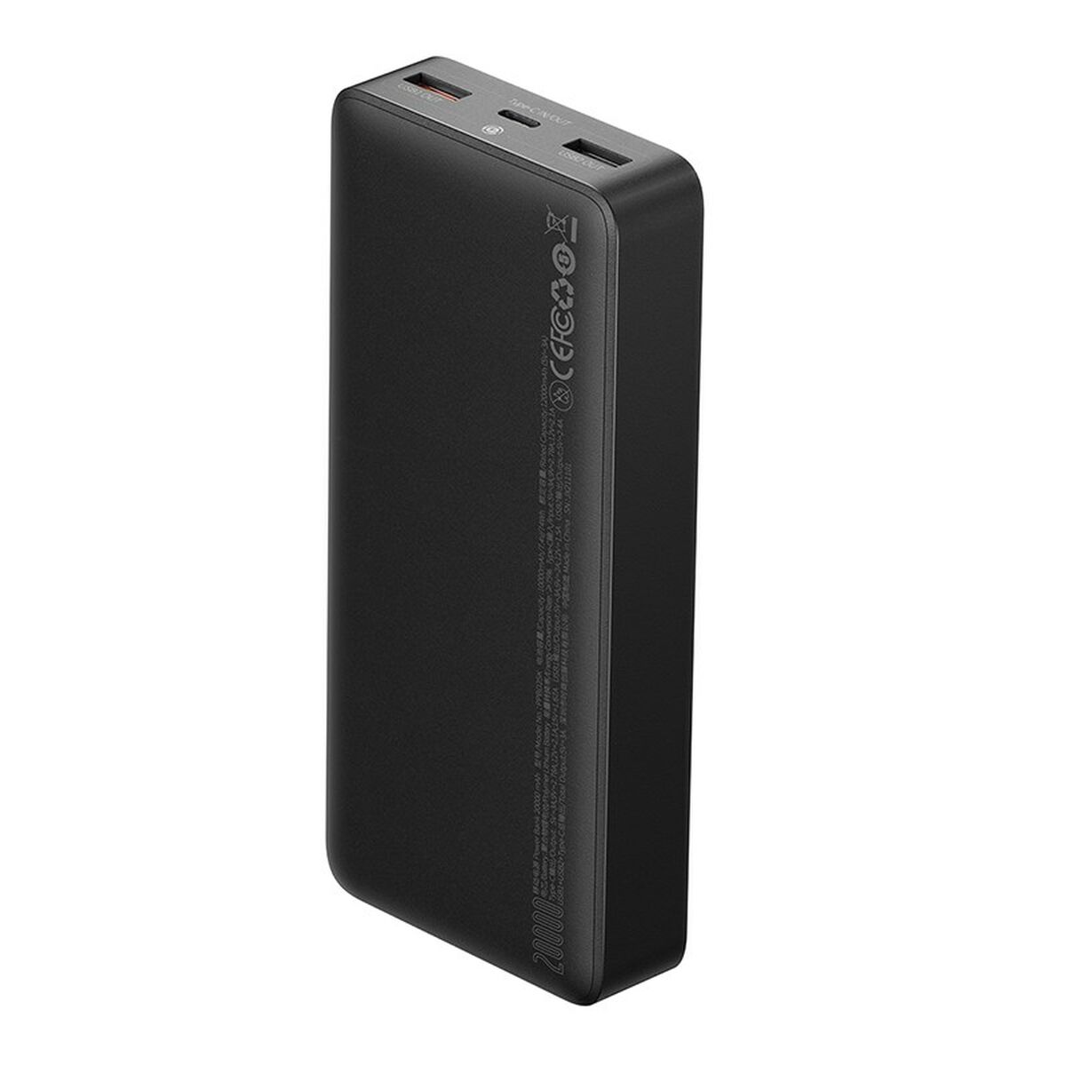 Power Bank Baseus Bipow Zwart 20000 mAh