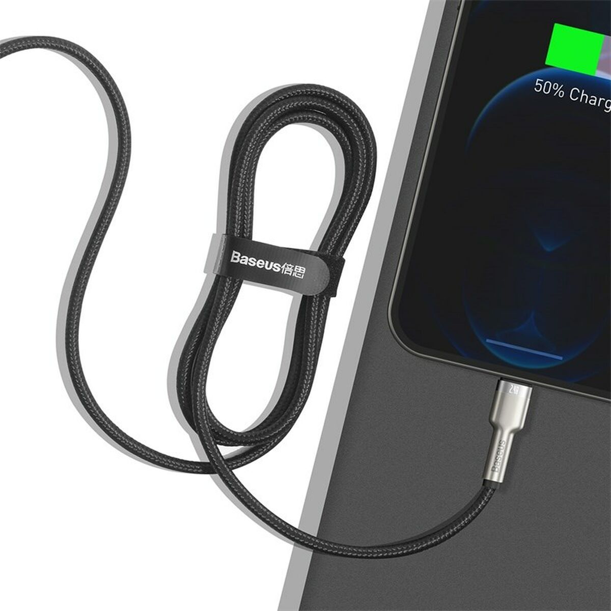 Cablu Lightning Baseus Cafule 1 m