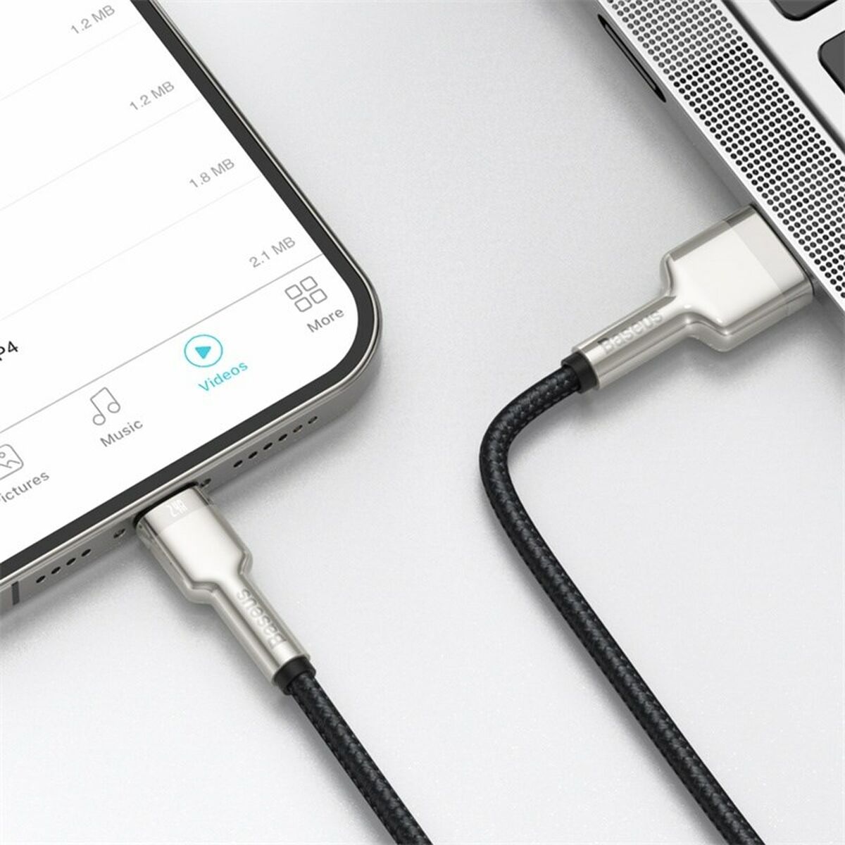 Cable Lightning Baseus Cafule 1 m