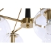 Deckenlampe DKD Home Decor 50 x 50 x 144 cm Kristall Gold Metall 50 W