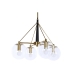 Stropna svjetiljka DKD Home Decor 50 x 50 x 144 cm Kristal zlatan Metal 50 W