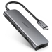 Hub USB Ugreen 50209 Negro Gris 60 W