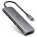 USB-разветвитель Ugreen 50209 Чёрный Серый 60 W
