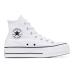 Chaussures casual femme Converse All Star Platform High Top Blanc