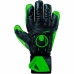 Goalkeeper Gloves Uhlsport Classic Soft Green Black Adults