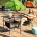 Sammenleggbart campingbord med nettingkurv og trekk Folble InnovaGoods