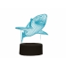 Lâmpada de LED iTotal 3D Tubarão 12,1 x 4 x 20,7 cm Plástico 21 cm