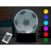 LED lampa iTotal Football 3D Vícebarevný