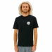 T-Shirt Rip Curl Icons Of Surf Schwarz Herren