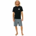 Camiseta Rip Curl Icons Of Surf Negro Hombre