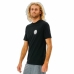 Marškinėliai Rip Curl Icons Of Surf Juoda Vyras