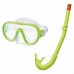 Snorkel Szemüveg és Pipa Intex Adventurer Zöld