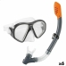 Snorkel beskyttelsesbriller og rør Intex Reef Rider Blå