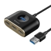 USB Hub Baseus Square round 4-in-1 Black