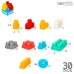 Bloques de Construcción Color Block Maleta Bombero 30 piezas (2 Unidades)