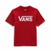 T-shirt med kortärm Barn Vans Classic Röd