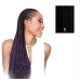 Hair extensions X-Pression   Black Synthetic 208,28 cm pelo sintetico Nº 1