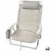 Fällbar stol med nackstöd Aktive Ibiza Beige 51 x 76 x 45 cm (2 antal)