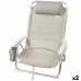 Silla Plegable con Reposacabezas Aktive Ibiza Beige 51 x 76 x 45 cm (2 Unidades)