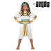 Маскировъчен костюм за деца Th3 Party Египетски крал Бял (6 Части)