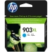 Оригиална касета за мастило HP 903XL Синьо-зелен Син