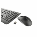 Keyboard and Wireless Mouse Cherry JD-0710ES-2 Black Spanish Qwerty QWERTY