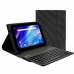 Tablet en toetsenbord Case Nilox NXKB01 Zwart