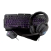 Tastatură și Mouse DeepGaming DG-KTRAA-15 Negru Multicolor Qwerty Spaniolă