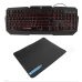 Keyboard and Mouse DeepGaming DG-KTRAA-15 Black Multicolour Spanish Qwerty