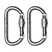 Snap hook Ponsa Safety Aluminium 150 x 57 mm (2 Units)