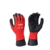 Work Gloves EDM Touchpad Nitrile Industrial Red Lycra
