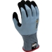 Work Gloves JUBA K-Rock Black Blue Touchpad Fibre Nitrile