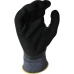 Work Gloves JUBA Nylon Nitrile Black