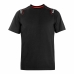 Short Sleeve T-Shirt Sparco Tech Stretch Trenton Black