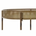 Šoninis staliukas DKD Home Decor 59 x 59 x 50 cm Natūralus Metalinis