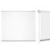 Ролетни щори 180 x 180 cm Бял Плат Пластмаса (6 броя)