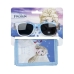 Sunglasses and Wallet Set Frozen Blauw